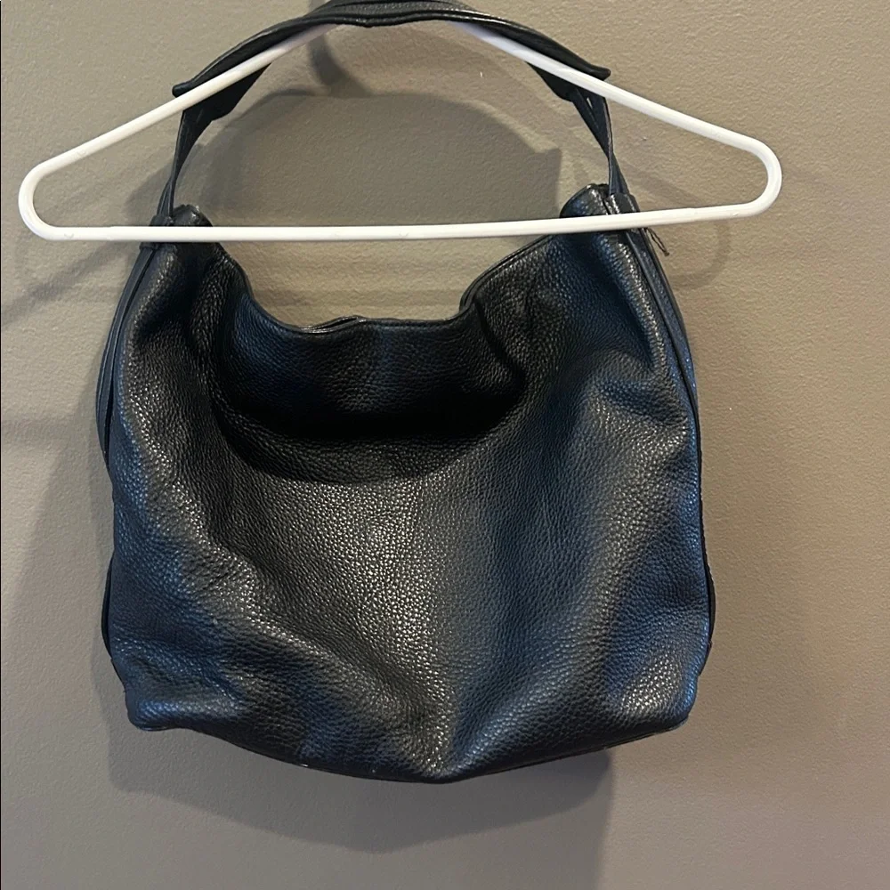 Rebecca Minkoff Isobel Hobo in Black Pebbled Leather